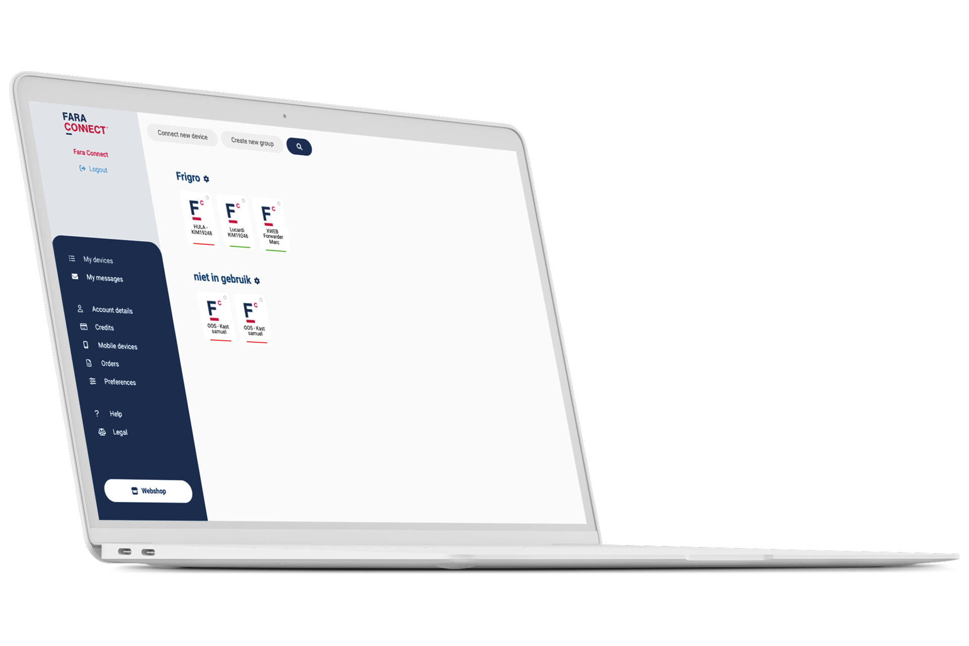 Frigro Laptop Faraconnect